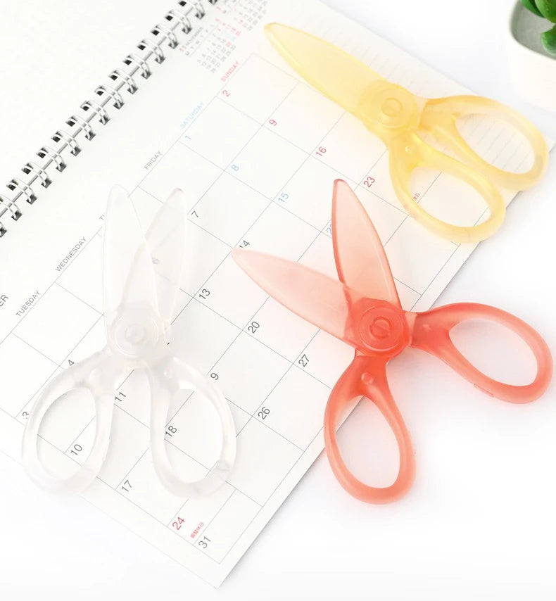 Kids Safety Scissors Children Plastic Craft Scissors for School Art Supplies