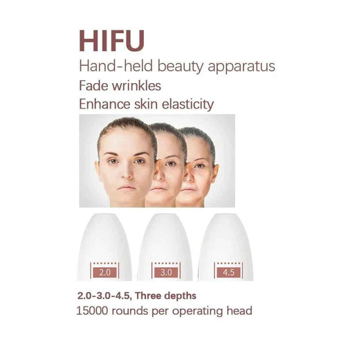 2.0/3.0/4.5 Operation Head 7D Mini Hifu Ultrasonic Device Accessory Anti-Aging Skin Tightening Beauty Device For Home SPA
