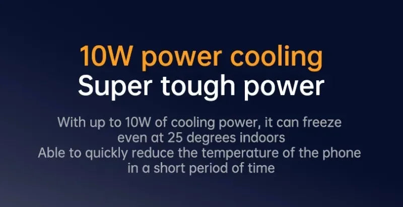 P70 NEW 10W Mobile Phone Semiconductor Cooling Fan Radiator with 2000mAh Battery PUBG Game Cooler for IPhone Android Universal
