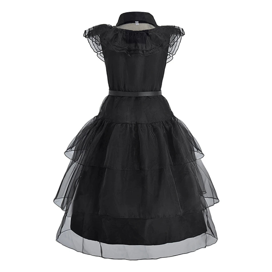 Kids Belle Costume Girl Halloween Princess Cosplay Party Dress Children Rapunzel Cinderella Anna Elsa Encanto Birthday Clothes
