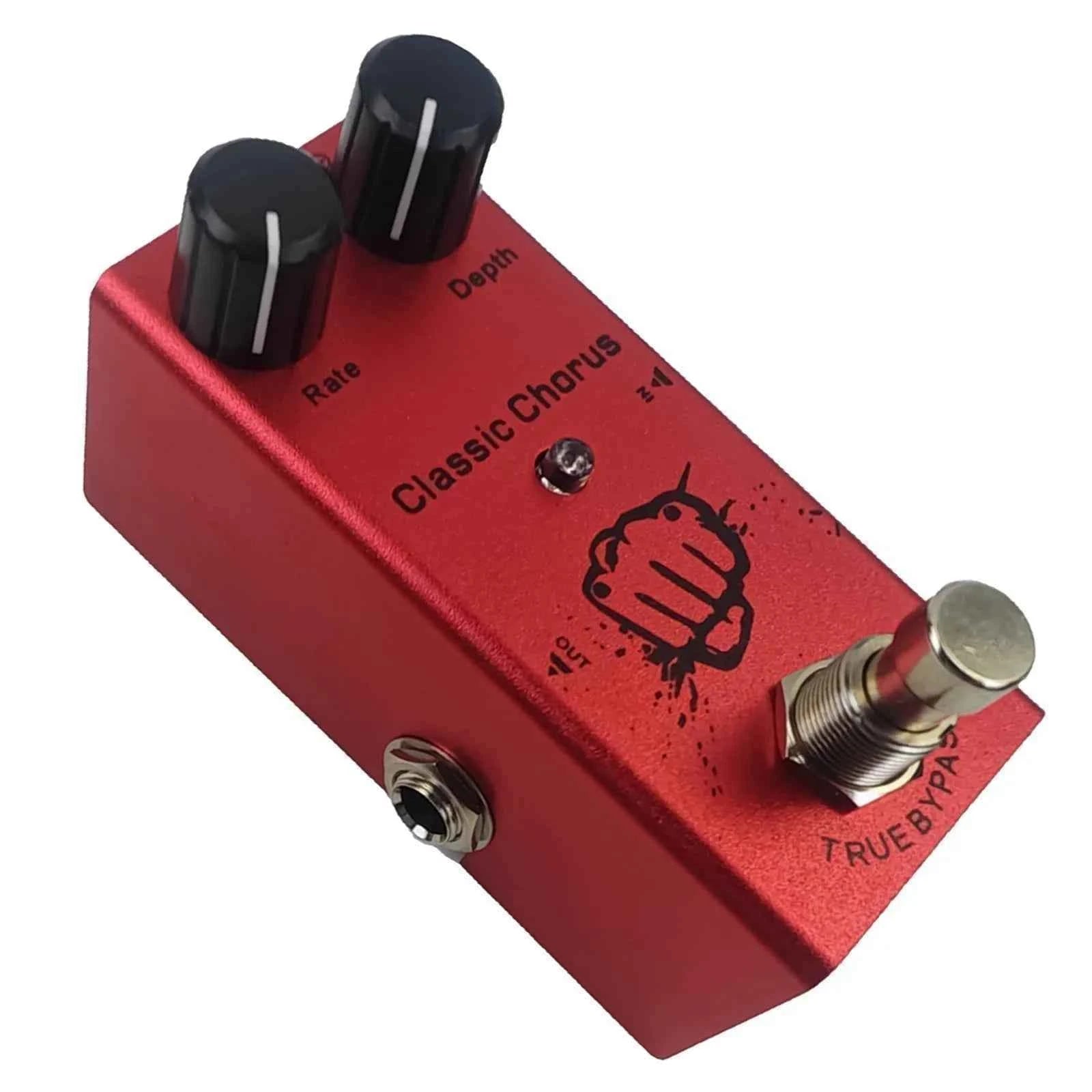 Electric Guitar Pedal Overdrive/ Distortion/Chorus/Delay/Tremolo Delay True Bypass, Durable Design for Versatile Tones