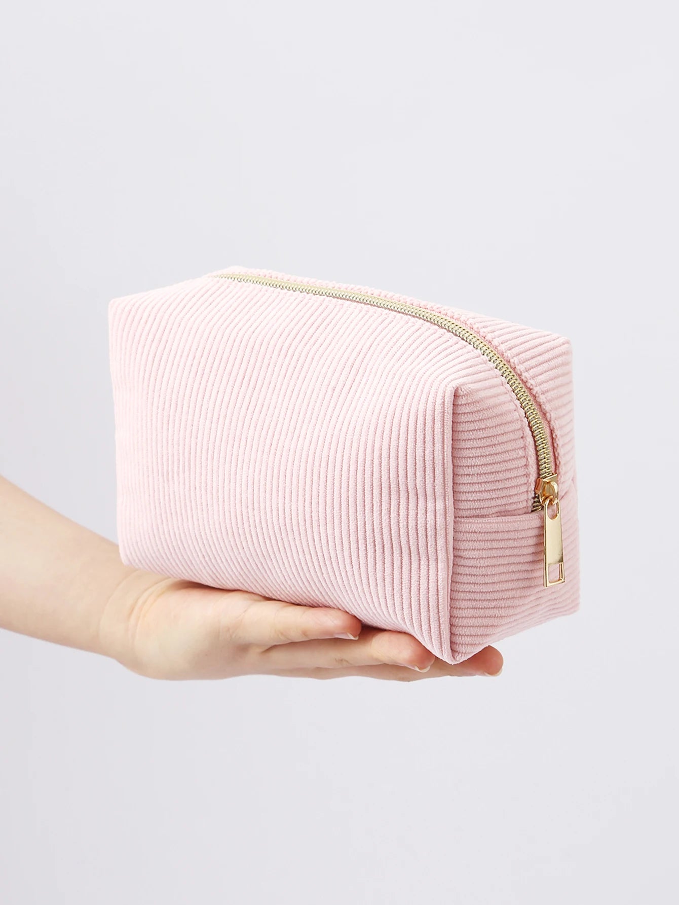 1pc Vertical Stripe Single-Layer Pencil Case, Student School Supplies Storage Bag, A Must-Have for the Back-to-School Season