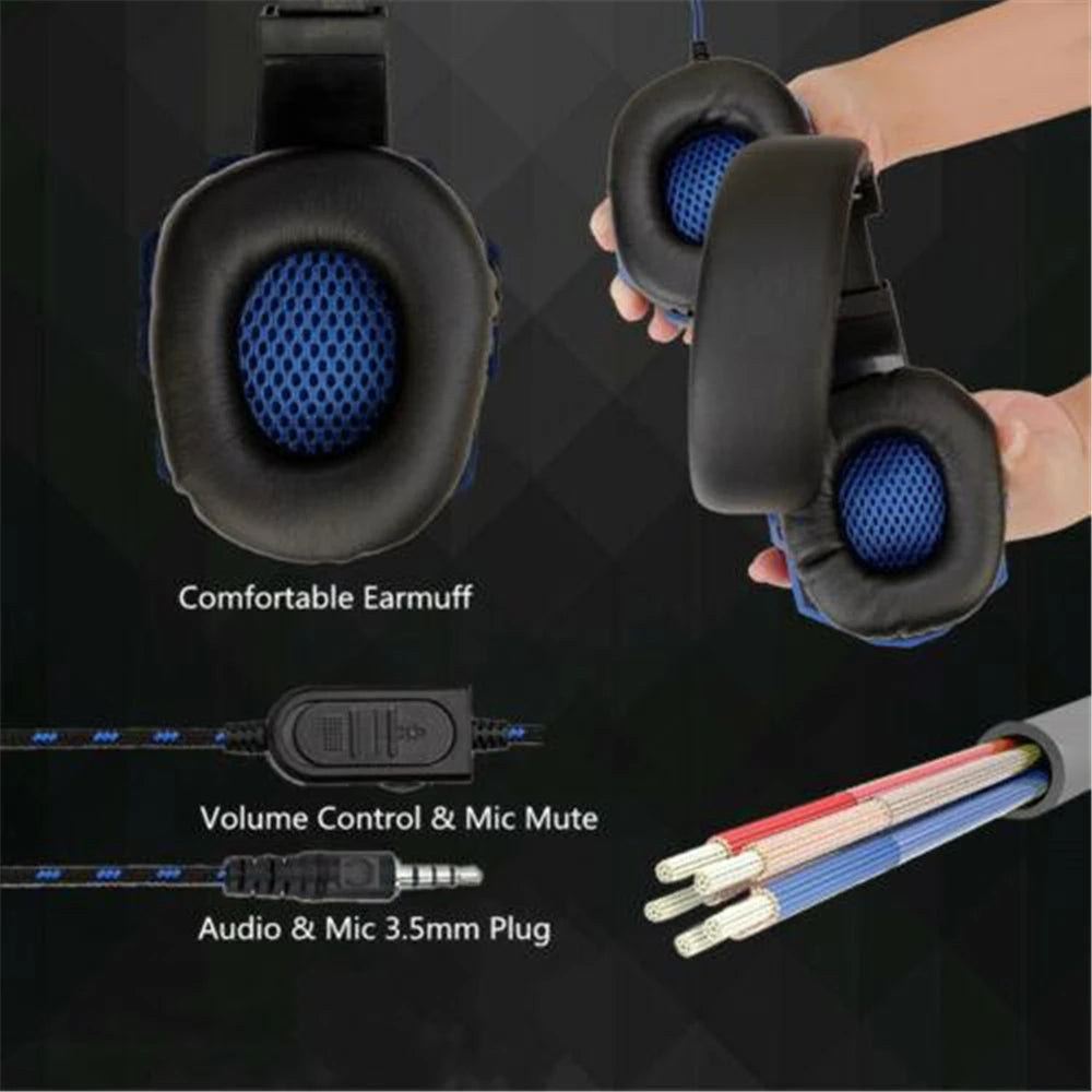 Wired Gaming Headset With 120° Mic – Multi-Platform 3.5mm