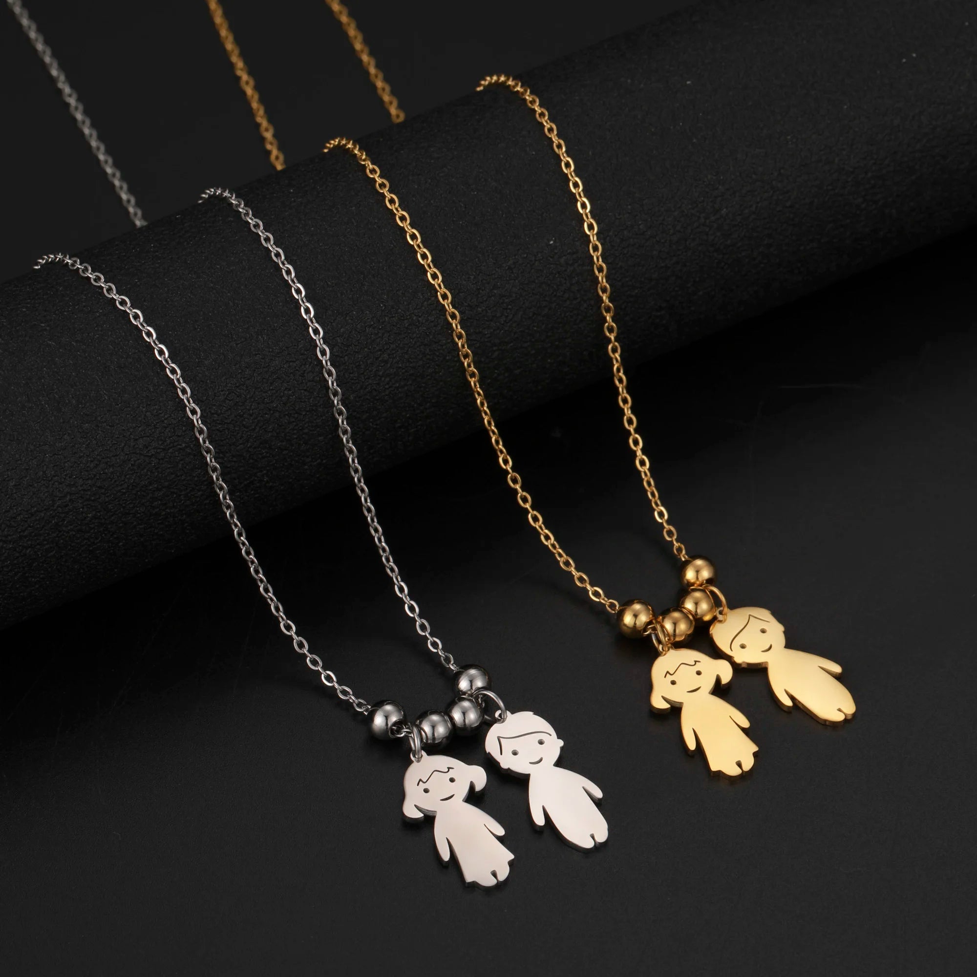 Couple Friend Sister Custom Name Personalized Necklace Gift for Women Men Mother Day Father Family Stainless Steel Jewelry