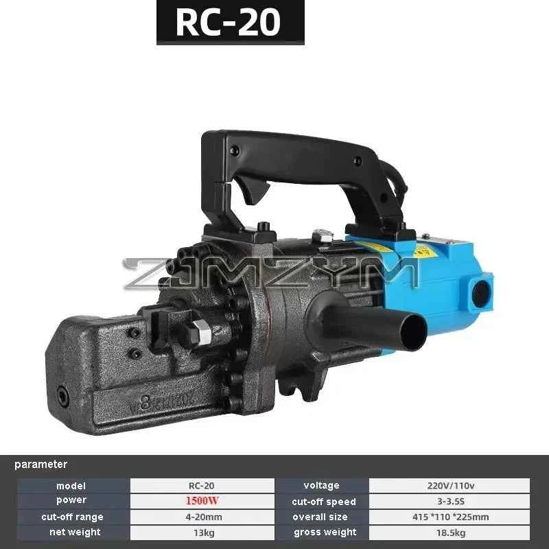 Portable Electric Rebar Scissors Electric Hydraulic Rebar Cutting Machine Rebar Cutter Steel Bar Cutting Tool