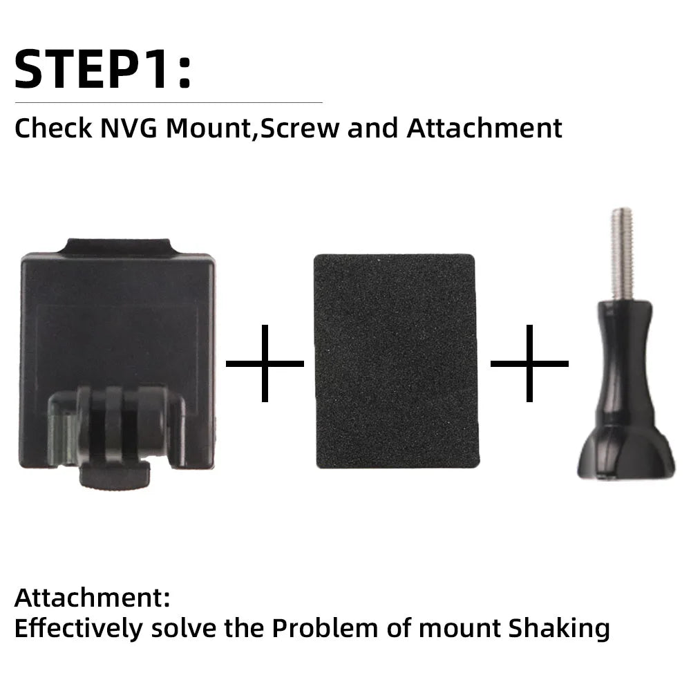 BOOIU Tactical Helmet Base Adapter Fixed Camera Mount For GoPro Hero Action Camera Mount FAST/MICH/NVG Helmet Accessories