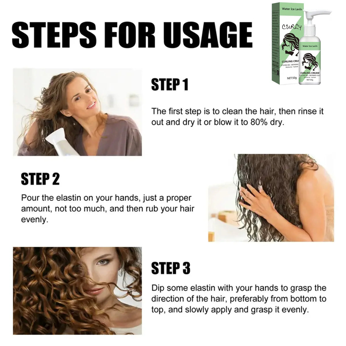 Curl Enhancing Cream – Moisturizing Definition For Curls