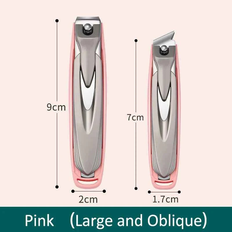Colorful Nail Clippers Anti-Splash Nail Cutter Detachable Design Fingernail Clippers Stainless Steel Manicure Nail Tool