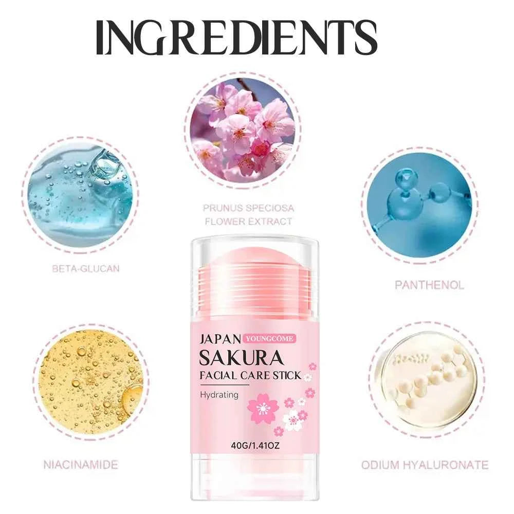 Sakura Facial Moisturizing Stick Cream for Deep Hydration