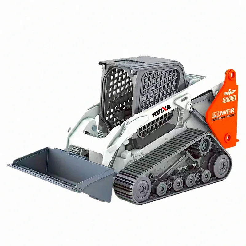 HUINA 1:50 Diecast Loader Bulldozer Static Truck Excavator Alloy Model Construction Vehicle Toys for Boys Gifts Car Collection