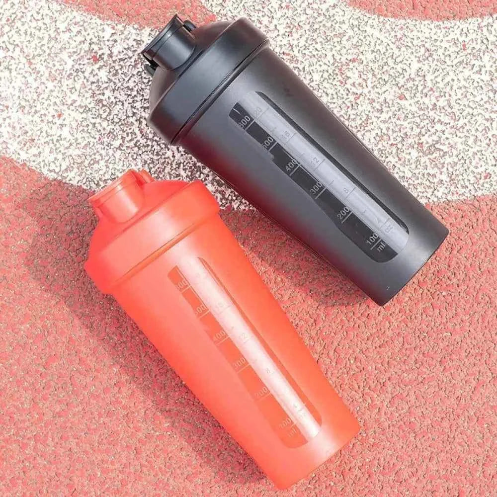 1pc Portable Protein Shaker 600ml Fitness Bottle with Wire Whisk Ball for Fitness Enthusiasts Athletes Perfect For Outdoor Gym