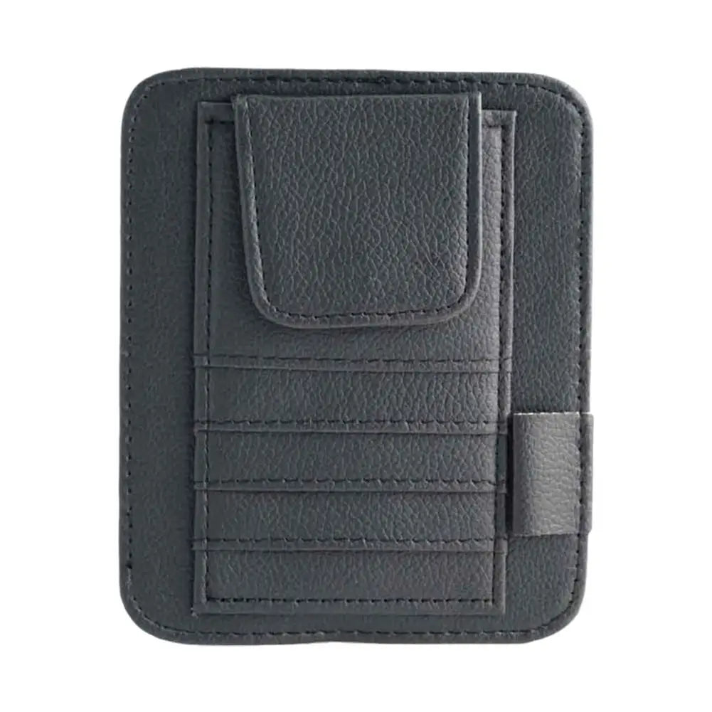 Auto Sonnenbrille Organisator Multi-Tasche Besuchskarte Aufslagbeheer Sonnenbrille Halter Visor Accessoires Auto Interieur