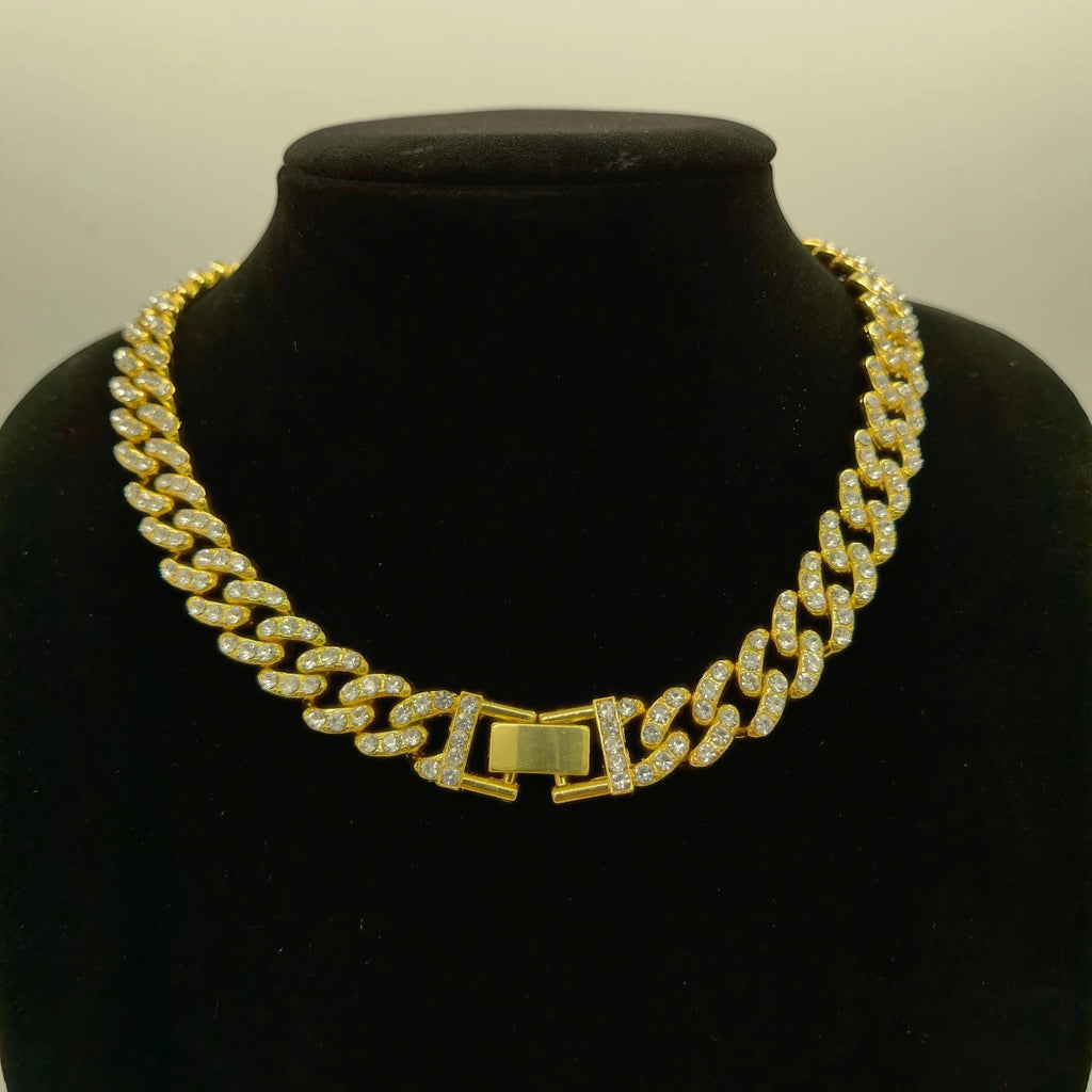 IGI Certified 14K Gold & 925 Sterling Silver Rope Chain Cuban Necklace Bezel Setting VVS Moissanite Trendy Gift