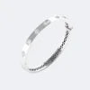 2.00CTW Mixed Cut Diamond Station Bangle Bracelet