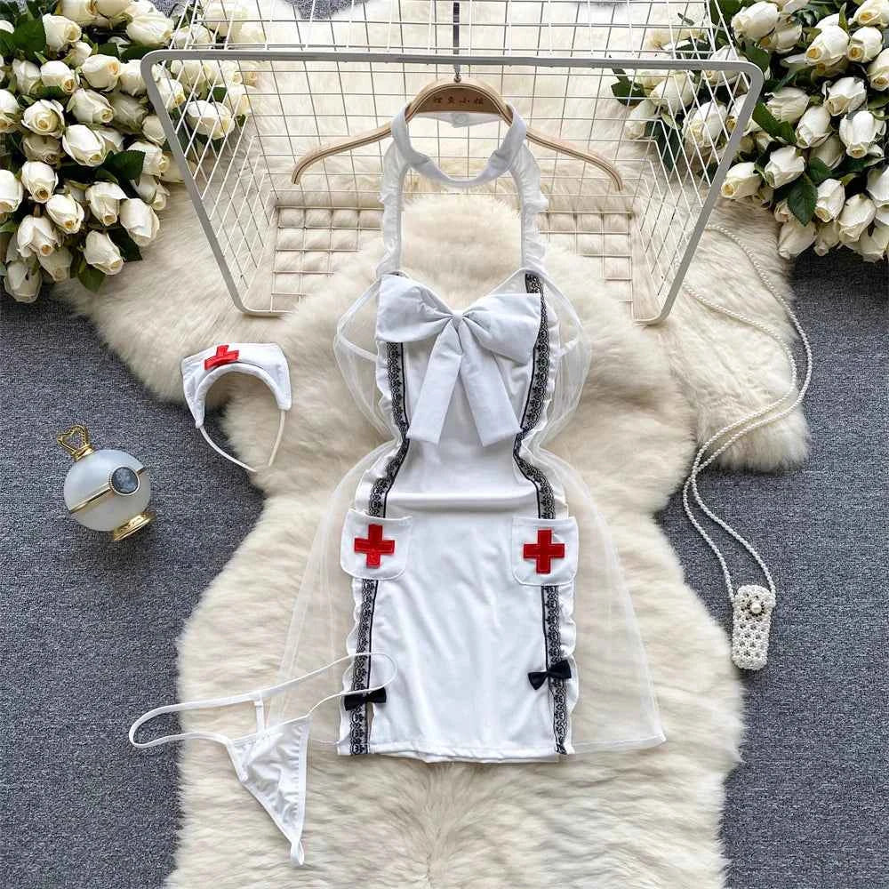 Women's V-neck Sexy Elegant Lace Camisole Jumpsuit Hollowed Transparent Tight Fitting Pajama Adjustable Shoulder Straps Hotsweet