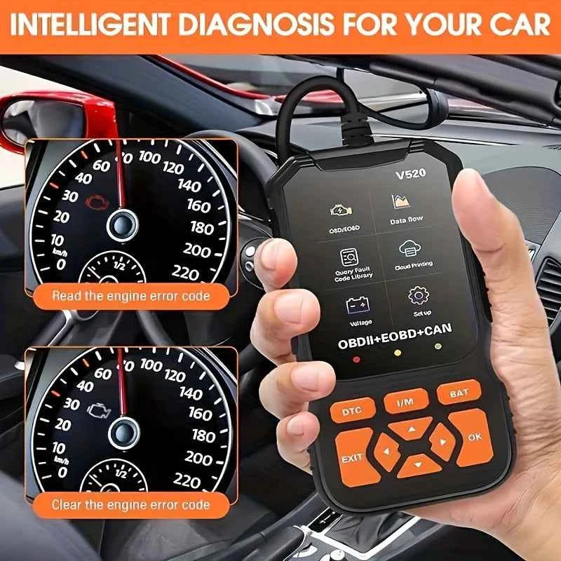 OBD2 Scanner Diagnostic Tool Enhanced Auto Check Engine Code Reader with Reset I/M Readiness OBD2/EOBD Car Diagnostic Scan Tool