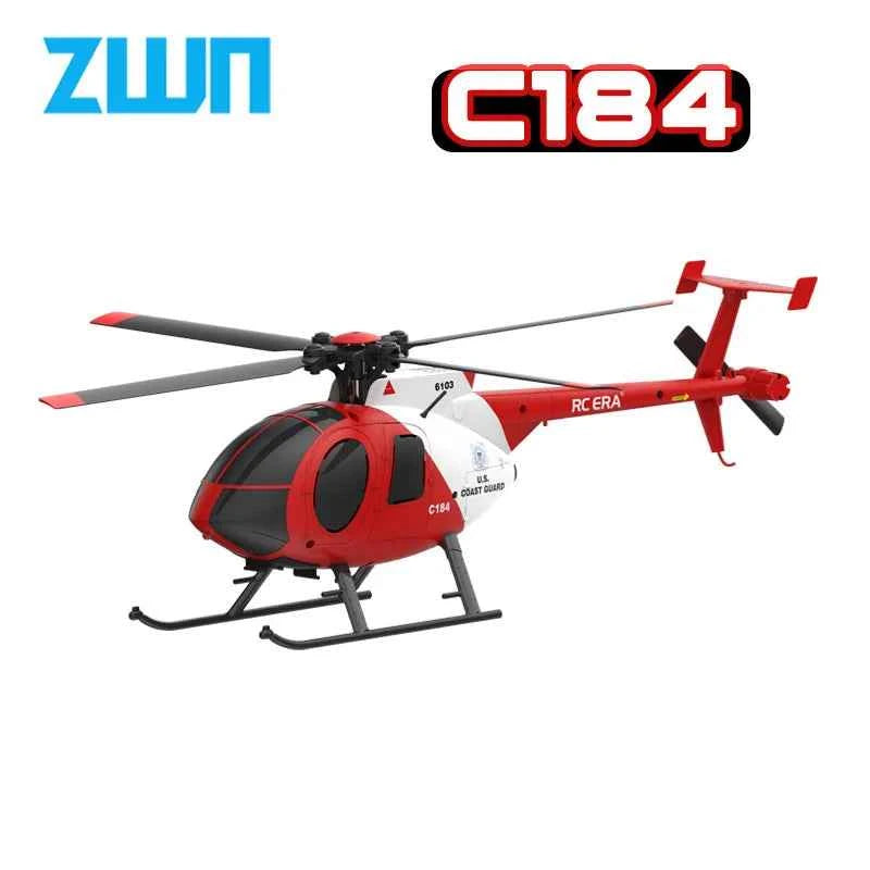 C184 RC Helicopter 2.4G 6-Aixs Gyroscope 4CH Altitude Hold Optical Flow Remote Control Helicopter Toys For Kid Adult