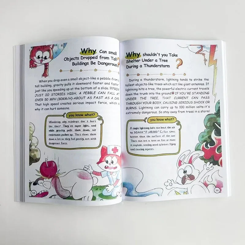 One Hundred Thousand Whys Kids Science Encyclopedia, Homeschool Daily Reading Educational Book, Learning Gift for Boys Girls