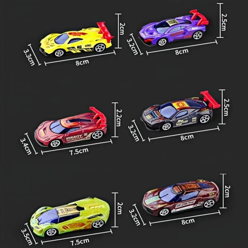 1:64 Temperature Sensitive Color Changing Magic Car Inertia Pull Back Alloy Racing Cars Crash-Resistant Toys Boy Birthday Gift