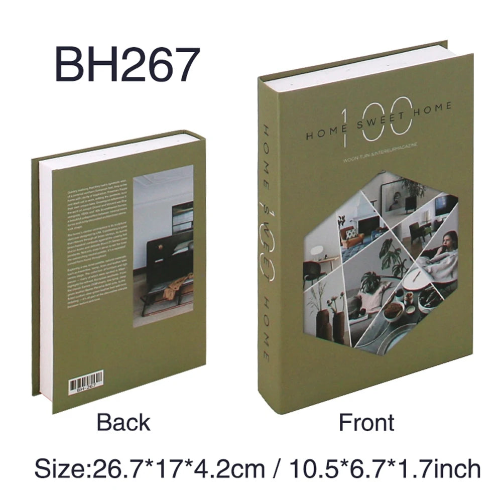 Home Decor Fake Books Coffee Table Books Ornaments Living Room Decoration Luxury Fake Books Storage Box Aesthetic Decoration