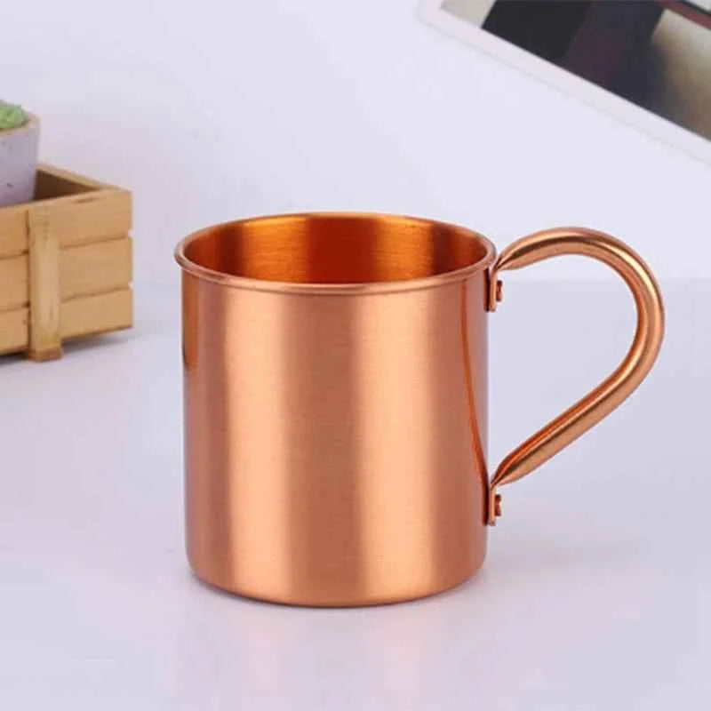A91P Sports Products Straight Cup Handle Cocktail Cup Pure Copper Mug