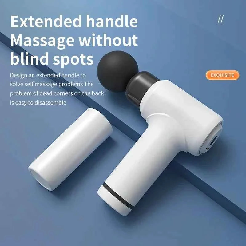 Massage Gun With Extended Handle – Deep Tissue Relief