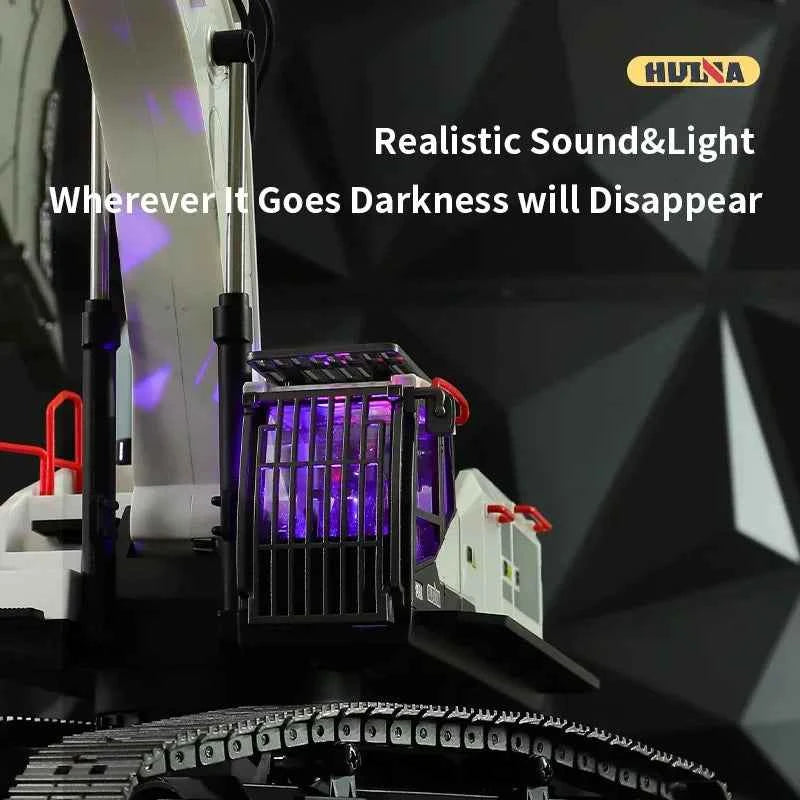 Huina 1594 22 Channels Large Remote Control Excavator 1/14 Electric Heavy Duty RC Excavator for Children Toys Model