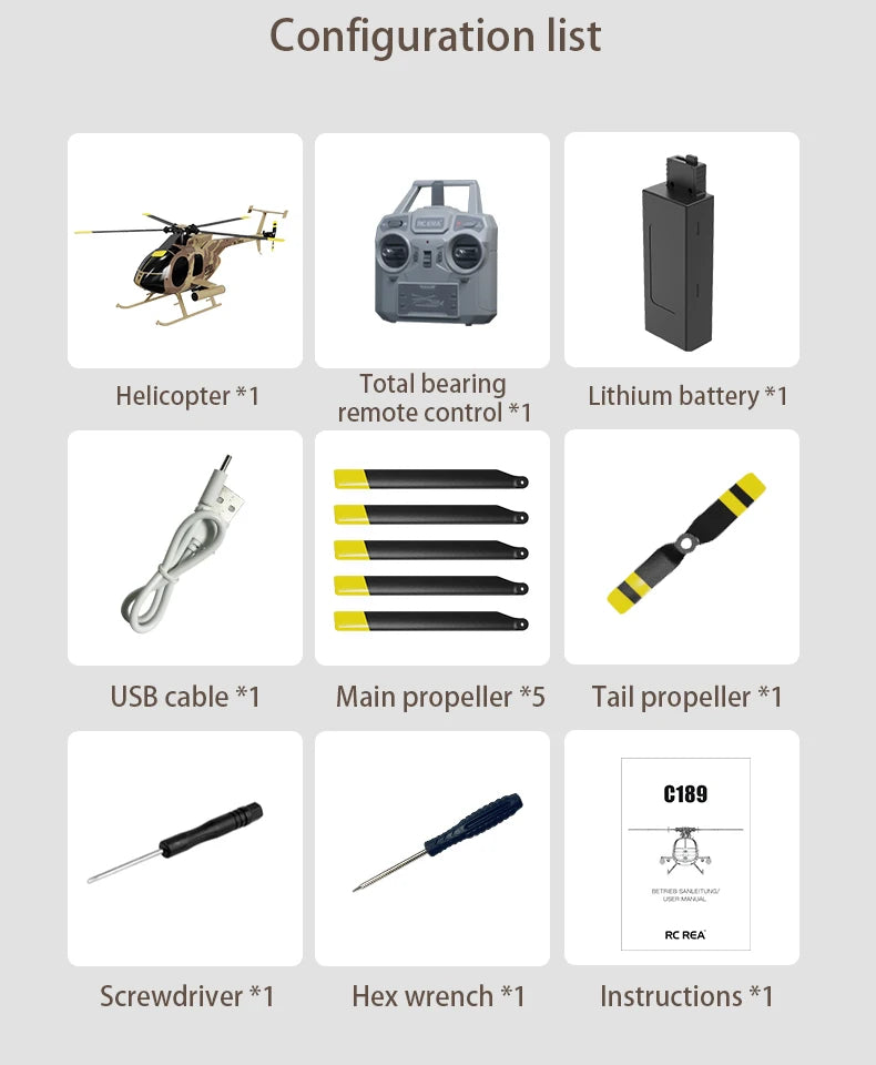 MD500 RC Helicopter 1:28 C189 Brushless Dual-motor Remote Control Model 6-Axis Gyro Aircraft Multifunctional Flying Machine Toy