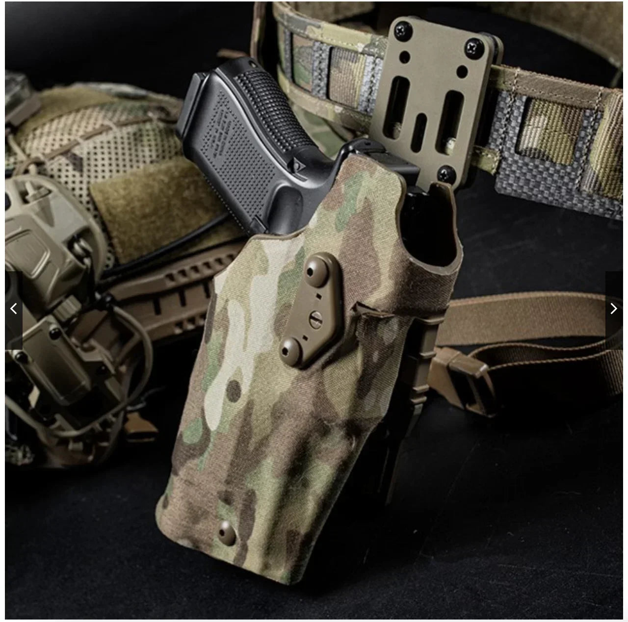 Tactical Gun Holster Glock17 Gen4 with X300 X300U Flashlight Quick Release Drop Leg Holsters Right Left Hand Pistol Gun Carry