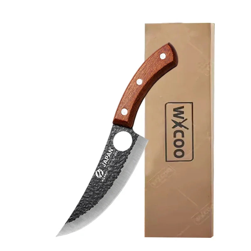 Professional Kitchen Boning Knife Hand-Forged Meat Cleaver Butcher Knife Household Fruit Slicing Vegetable Cutting Kitchen Knife