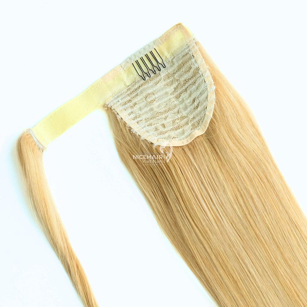 Best 100% Raw Slavic Vietnamese Remy Hair Extensions Smooth and Silky with Natural Body Wave Style for Ponytail Extensions