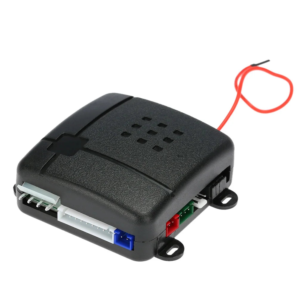 Universal Car Vehicle Security System Burglar Alarm Protection Anti-theft System 2 Remote with Siren Wiring Harness Programmable