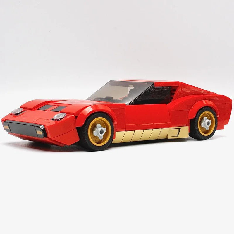 331 Parts City Speed MOC Building Block Model V12 Red Supercar Toy For Boys Adults Children Christmas Holiday Gift
