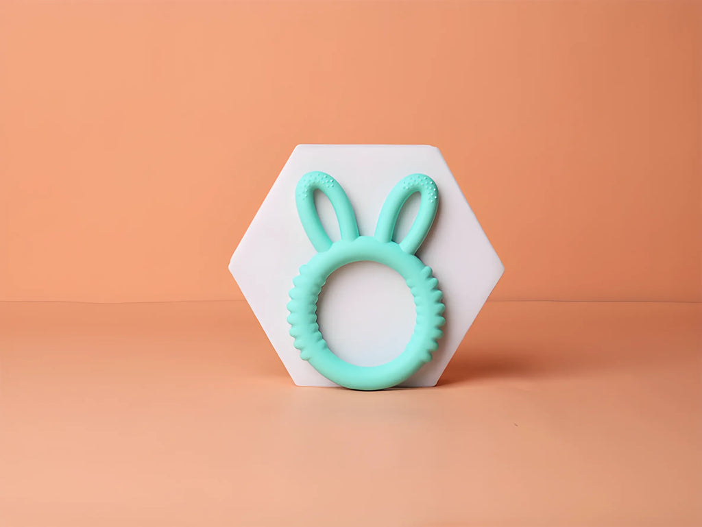 Baby Silicone Teether Bunny Baby Pacifier Bite Happy Children Teething Toys Maternity & Baby Products