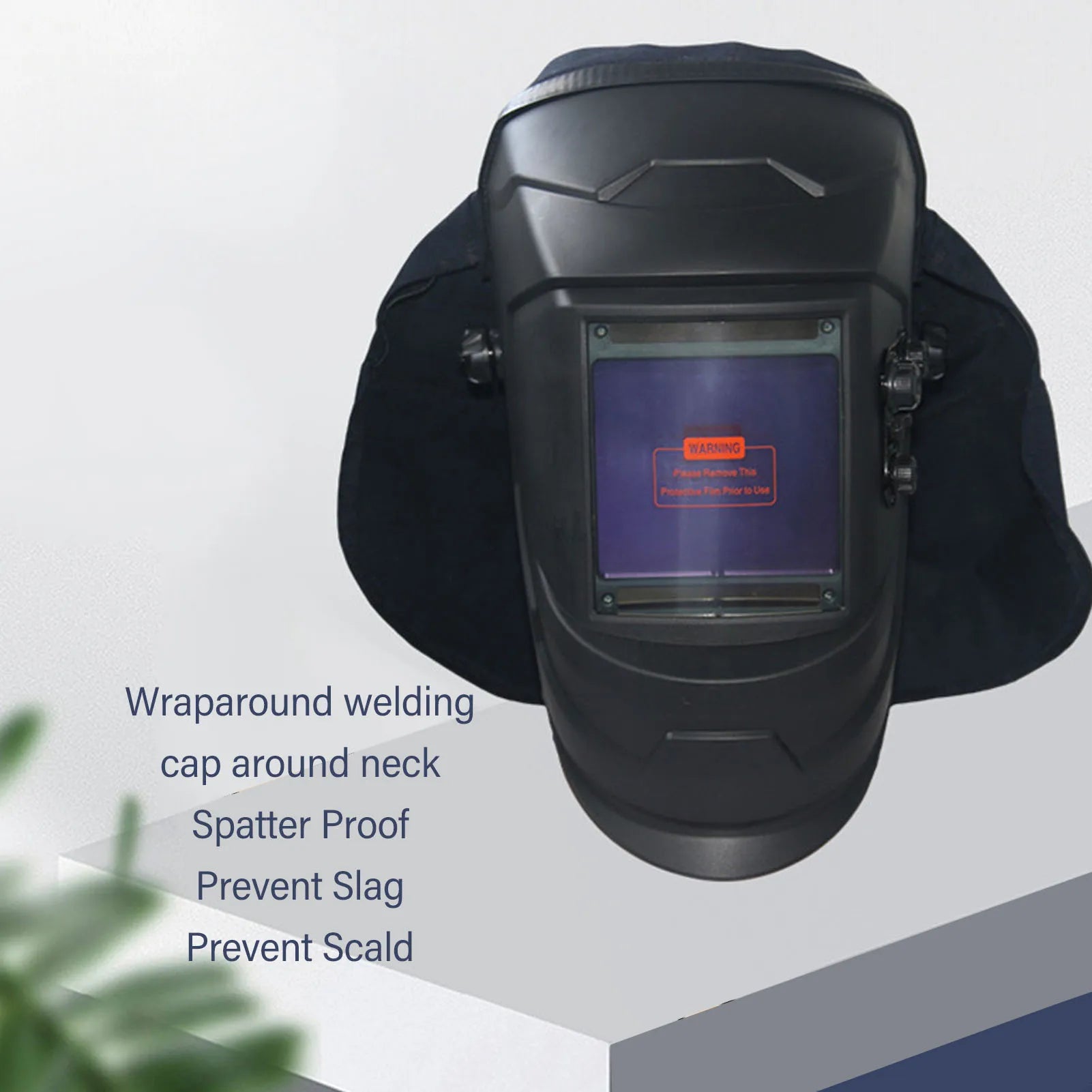 Back Head Coverage Rear Extension Helmet Extended Cover Welding Helmet Cover for Additional  Welding Helmet Head Cover Tool