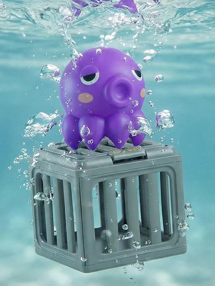 Kids Pool Diving Toys with Fish Box Floating Animals Water Swimming Dive Pool Game for Boys Girls Fun Outdoor Beach Party Gift