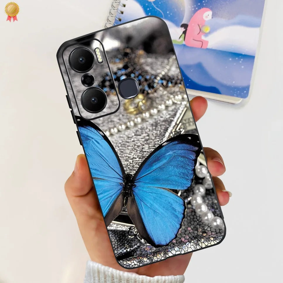 For Infinix Hot 20 Play 20i 4G Case Cute Astronaut Clear TPU Silicone Bumper Cover For Infinix Hot 20 Play 20i Phone Case Funda