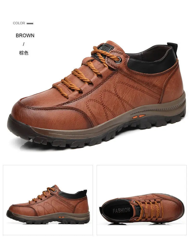 men's Outdoor leisure shoes mountaineering fashion sports shoes Anti slip lightweight shoes comfortable Men sneakers 2024 new