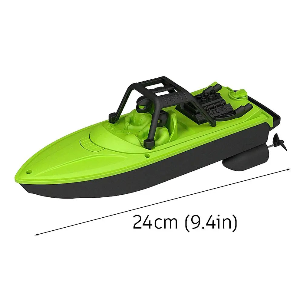 RC Speed Boat Toy Waterproof Remote Control Boat Electric Racing Yacht Pool Lake Water Toy for Kids Adults Outdoor Gift