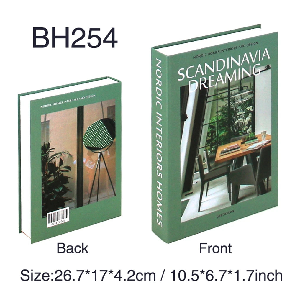 Home Decor Fake Books Coffee Table Books Ornaments Living Room Decoration Luxury Fake Books Storage Box Aesthetic Decoration