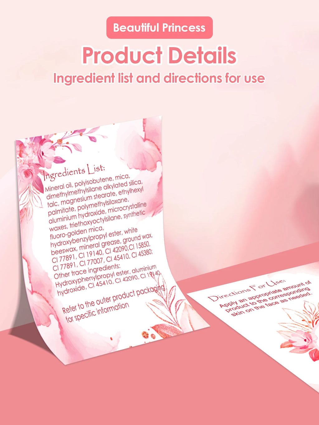 Kids Beauty Makeup Kit for Girls, Little Handbag Make-up Toys Princess Washable Pretend Play Cosmetic Set Toys Birthday Gifts