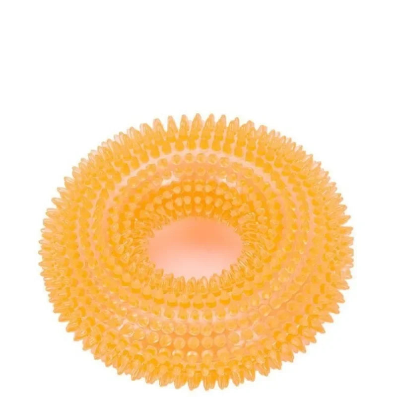 Orange Color Durable Squeaky Dog Ball Toy – Chew-Resistant Play