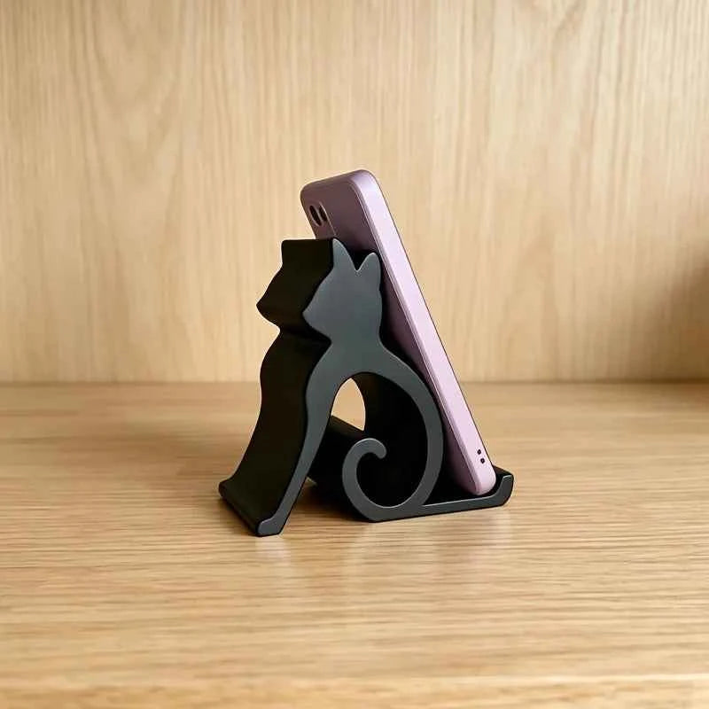 Cat Phone Holder Stand – Cute Desktop And Bed Decor