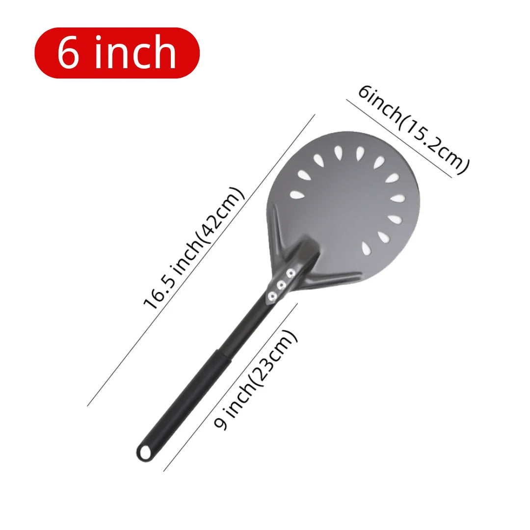 7 8 9 10 Inch Long Pizza Peel AdjustableTurning Shovel Spatula Baking Tool  Kitchen Utensils Nonstick Big Pizza Turner for Oven