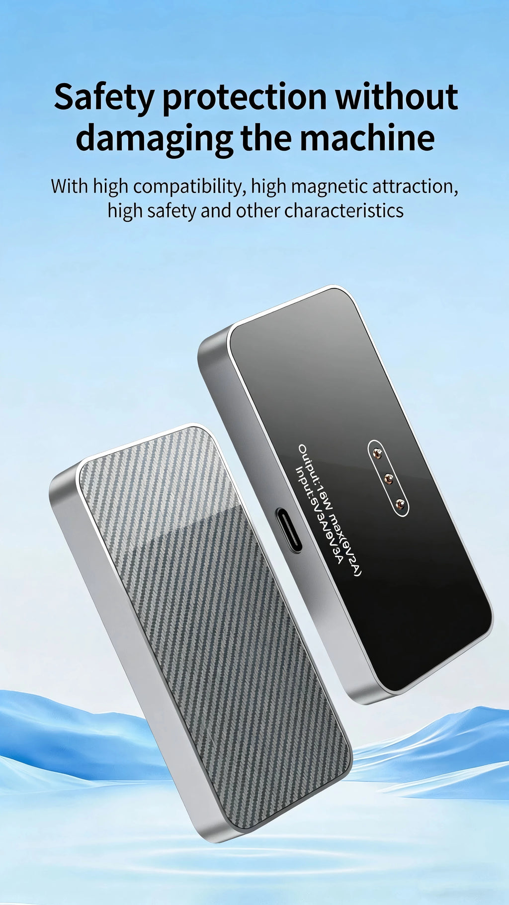 Magnetic Wireless Charger for iPad Pro 11/12/13 inches& iPad Air6/718W Fast Charging Smart Connector Alloy Wireless Charging Pad