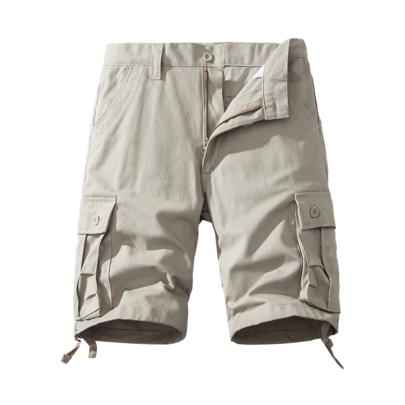 Tactical Cargo Shorts Men Camo Joggers Shorts Casual Outdoor Sports Half Pants Pocket Cotton Breathable Cargo Shorts