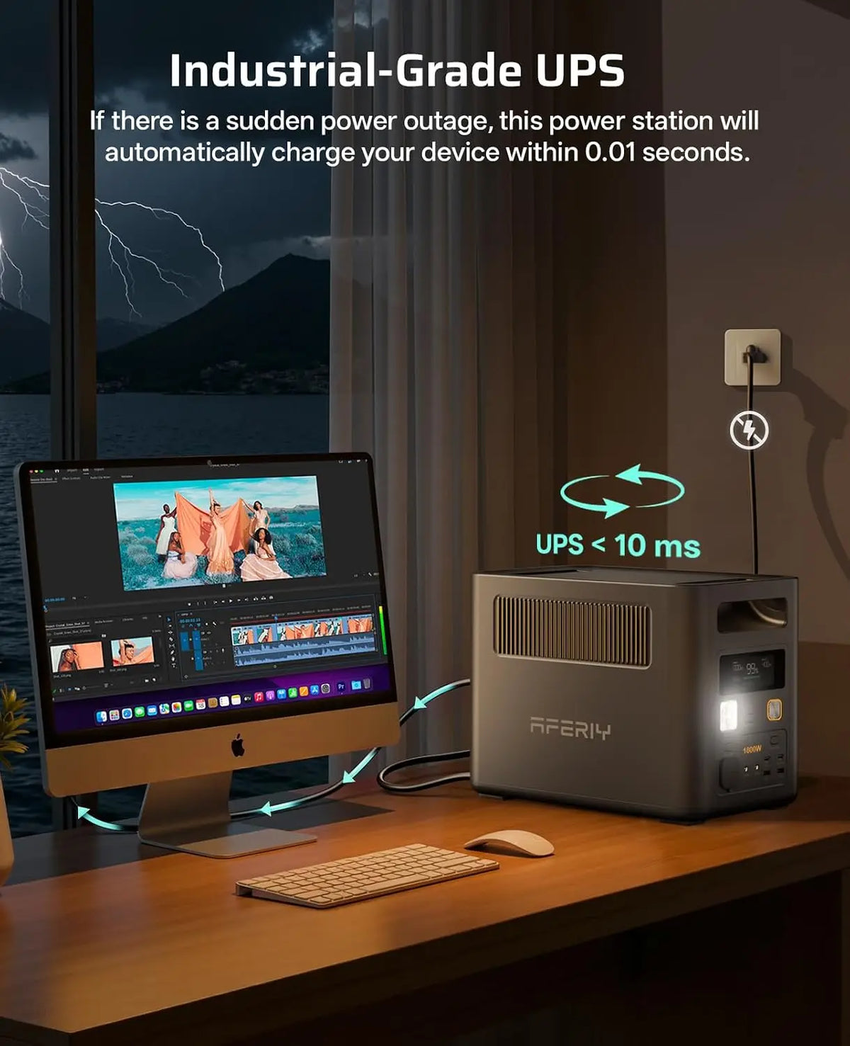 Portable Power Station 2048Wh – Expandable 5120Wh Backup