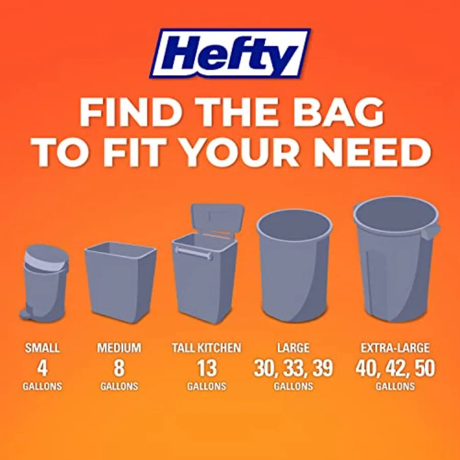 Medium Trash Bags Fabuloso Scent 8 Gallon 26 Count Strong Scent Freshness Durable Polyethylene Clear with Blue Accents