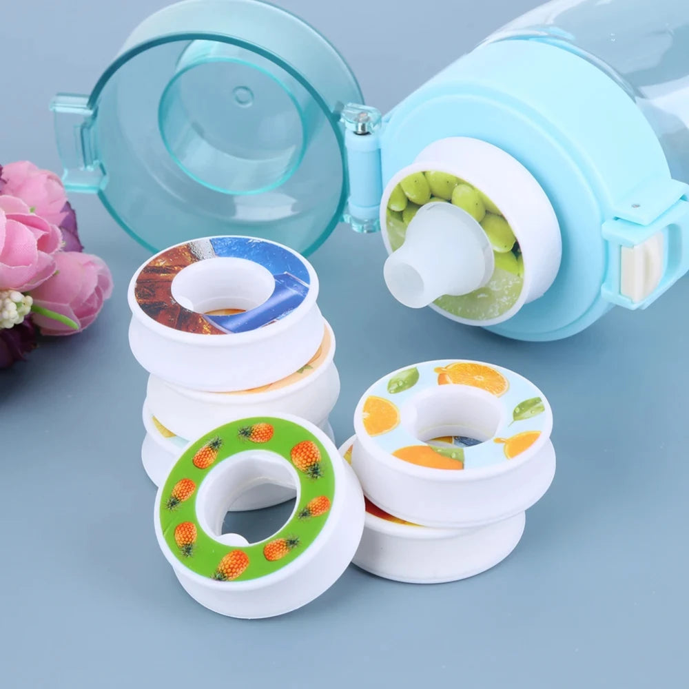1/3/5/10pcs Flavour Pods Sports Water Bottle Air Pods Fragrance Ring Drinking Bottle Scented Pods Water Cup Fragrant Rings