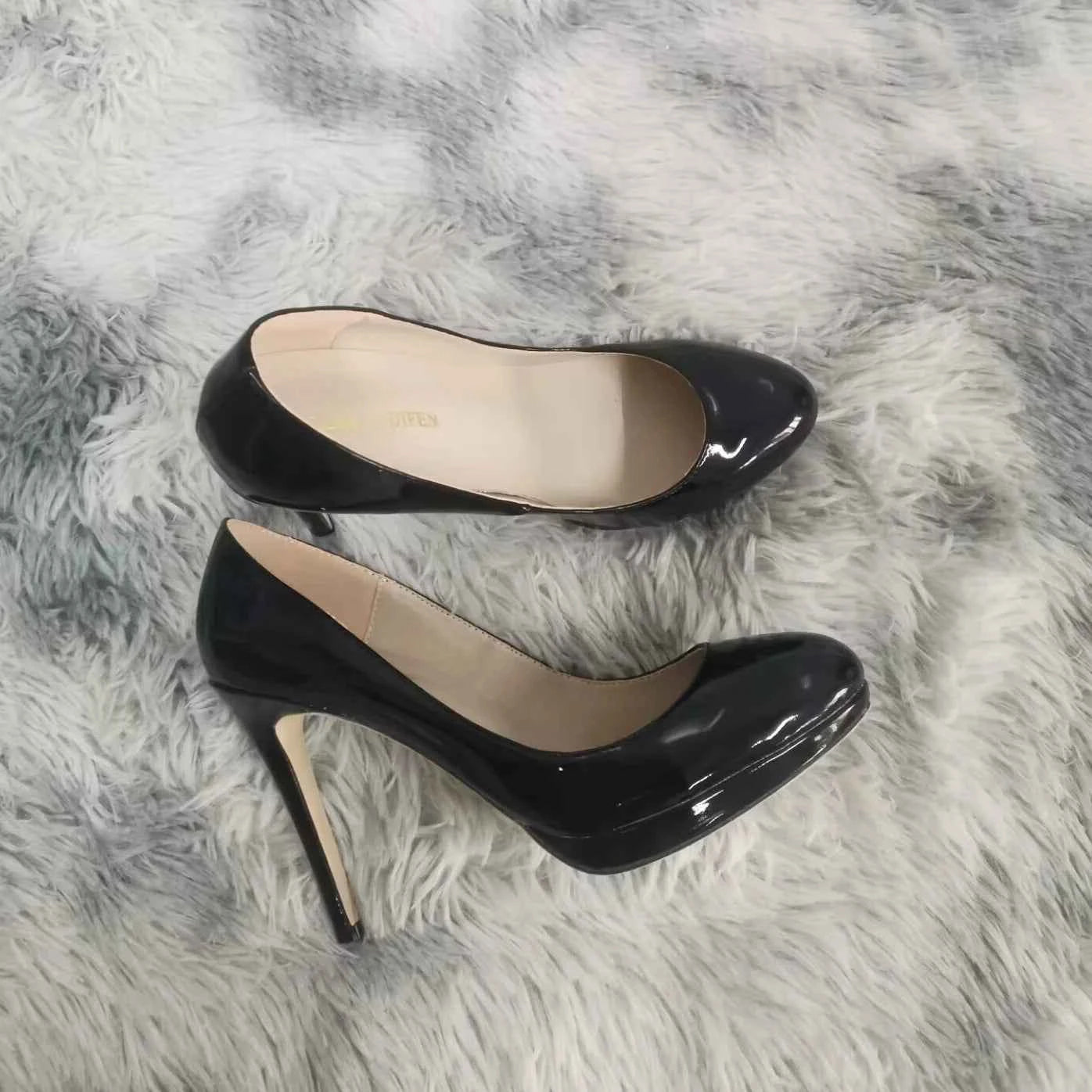 New 2026 Women Stilettos Platfrom Pumps Sexy 11cm Round Toe High Heels Shallow Elegant Lady Office Party Wedding Shoes Big Size